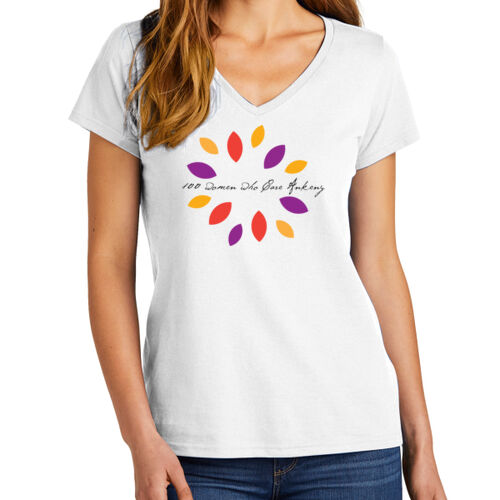 Women's Circle V-Neck Tee Thumbnail
