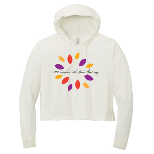 Women's Circle Mid Crop Hoodie Thumbnail